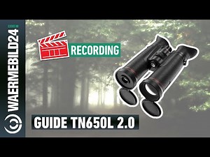 View with the Guide TN650L 2.0 thermal imaging binoculars 🔴