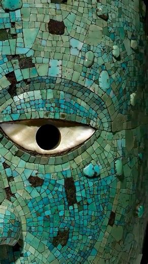 The Mask of Aztec God Xiuhtēcuhtli #ancient #ancienthistory #artifact #archaeology #aztec