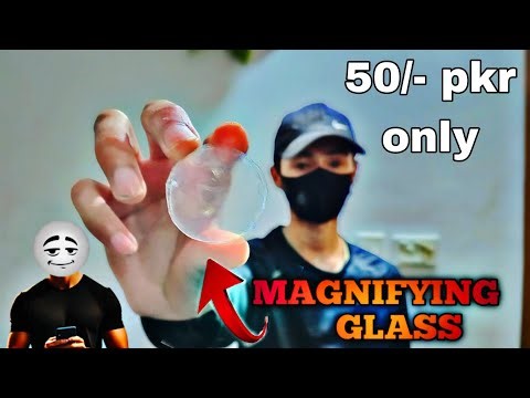 How to make a Magnifying glass at home