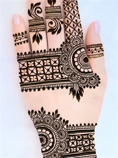 Easy Arabic Mehndi Design Tutorial for Beginners