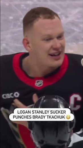 Logan Stanley Sucker Punches Brady Tkachuk! 😬
