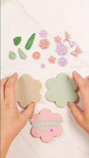 Beginner Fondant Cookies