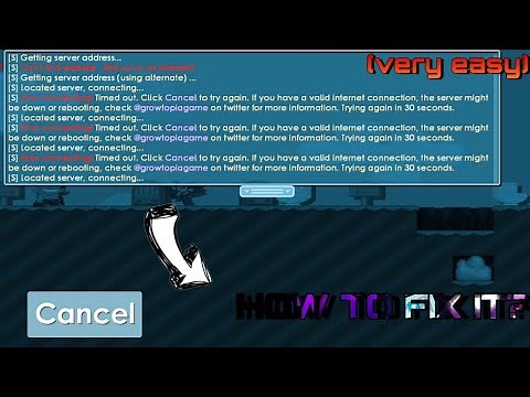 HOW TO FIX "Error connecting timed out" PROBLEM | GROWTOPIA