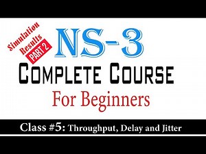 NS3 Simulation Results||Throughput||Delay||Jitter|| Generating Flow monitor File for detail results.