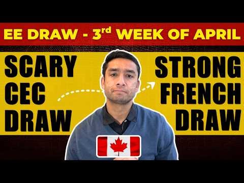 Bad News for CEC? ITAs Falling & CRS Rising | April 3rd Week Express Entry Draws Explained
