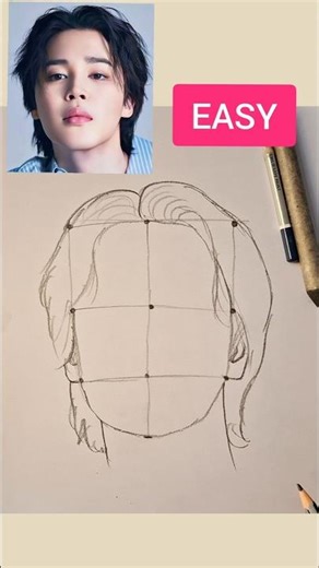 how to draw jimin