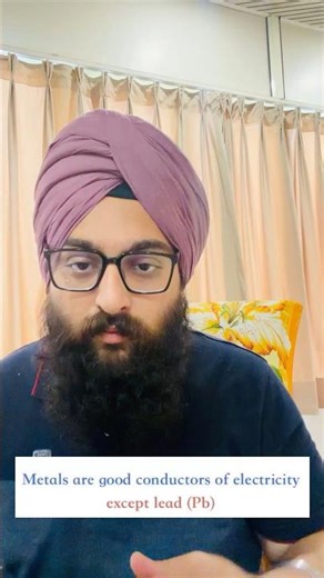 Metals are good conductors of electricity except lead | learn with Dr.Jaskirat Singh