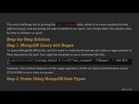 How to Query MongoDB for the Maximum Price in a User-Specified Year Using Java
