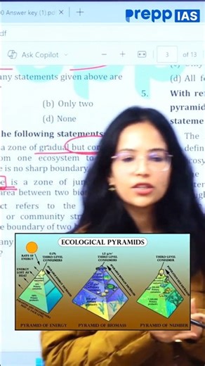 Ecological Pyramids Explained Simply | Numbers, Biomass & Energy | Prepp IAS