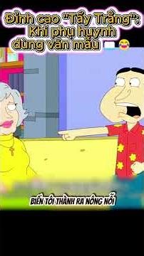 Đỉnh cao "Tẩy Trắng": Khi phụ huynh dùng văn mẫu 📖😂