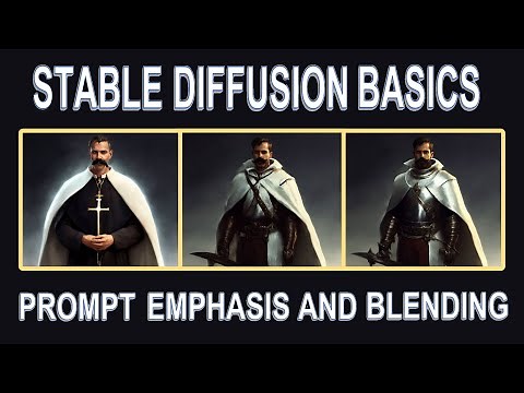 Stable Diffusion Basics - Prompt Emphasis and Blending Concepts using your prompt