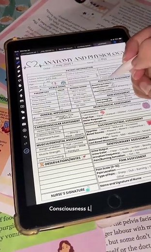 How to Use a Patient Information Sheet in Goodnotes | Nursing Clinical Notes & Digital Tracker