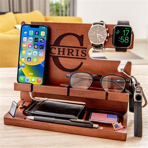 Personalized Docking Station,perfect for Birthday Gift for Best Friend,gift for Men on Valentine S Day,cool Gift for Dad and Fathers Gift - Etsy