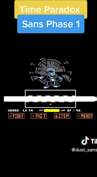 Time Paradox Sans Phase 1 Explained