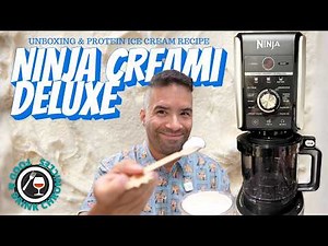 Ninja CREAMi XL Deluxe Unboxing | Protein Ice Cream Recipe