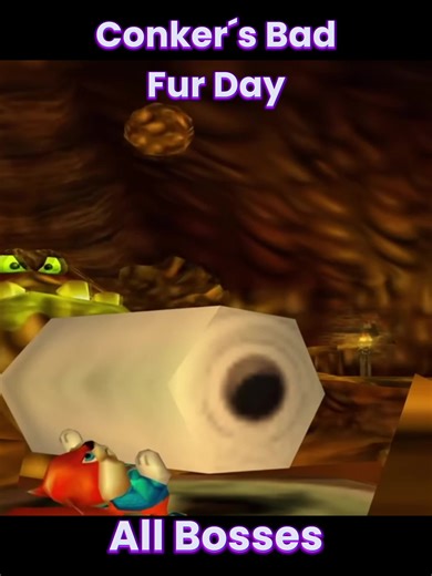 A conkers Bad Fur Day All Bosses La increibler voz soprano ! #videojuegos🎮 #gamerentiktok #videogames #supersmashbrosbrawl #N64 #conkersbadfurday