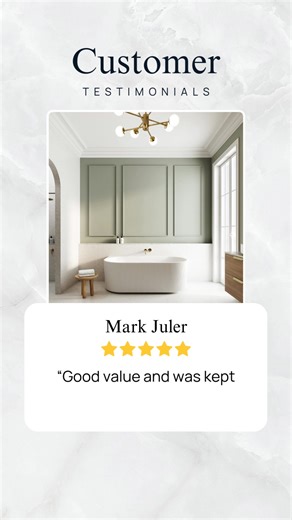 1.7K views | ✨ Real reviews. Real transformations. ✨ We love hearing how The Blue Space helps bring your dream bathroom to life   Follow @thebluespace for more inspo, expert tips + happy reno stories. #TheBlueSpace #BathroomGoals #RenovationInspo #CustomerReview #DreamBathroom #HomeInspo #BathroomDesign #RealReno | The Blue Space | Facebook