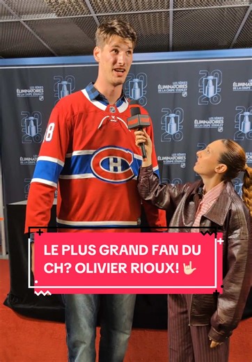 Olivier Rioux, le plus grand fan des Canadiens