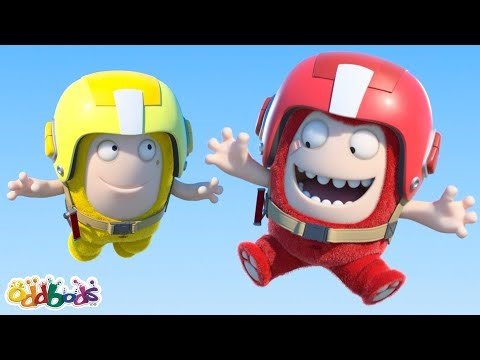 The Big Skydiving Jump!! 🪂 | Oddbods TV Full Episodes | Funny Cartoons For Kids