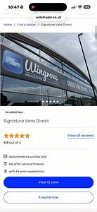 4.4K views · 18 reactions | Proud to be rated 4.9/5 from 70+ reviews on Auto Trader ⭐️ Your feedback helps us keep delivering the best customer service. If you’ve bought a van lately, a review would mean so much to us! | Signature vans direct | Facebook