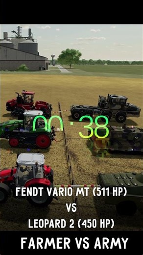 ТРАКТОР против ТАНКА / FERMERS vs ARMY #тёмин #farmingsimulator