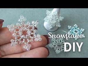 How to Make Beautiful Beaded Snowflakes – Quick & Easy Jewelry Tutorial
