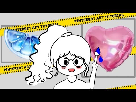 I tried PINTEREST art tutorials