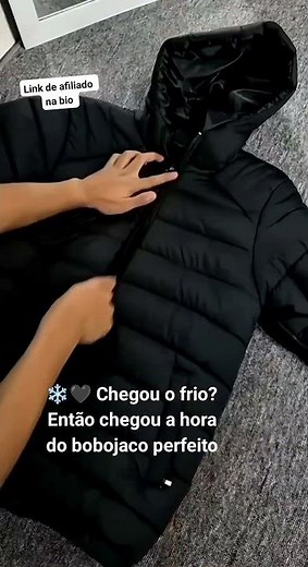 Jaqueta De Frio Bobojaco Blusa Impermeável Inverno