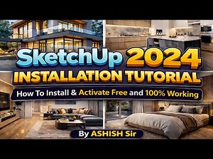 SketchUp Pro 2024 Installation Steps | Latest Version | 100% working | Complete Tutorial |