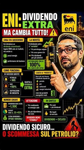 DIVIDENDO ENI - Cambia tutto #azioni #etf