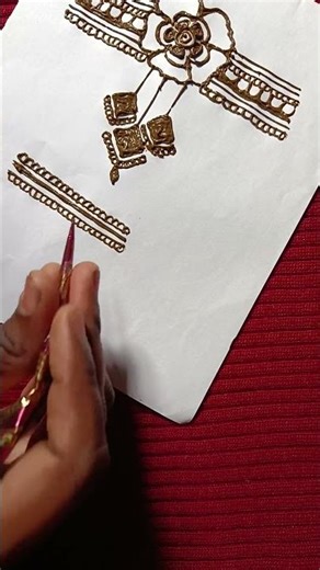 Simple flower border mehandi design #modernmaruthani #maruthani #art