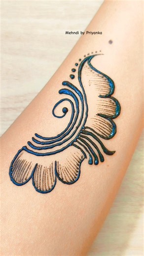 Very easy front hand mehndi | mehndi design | mehandi design #shorts #viral