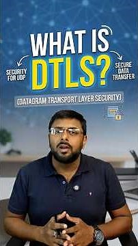 DTLS Explained | TLS & DTLS: The Protocol Nobody Talks About! #ccna #networking #shorts