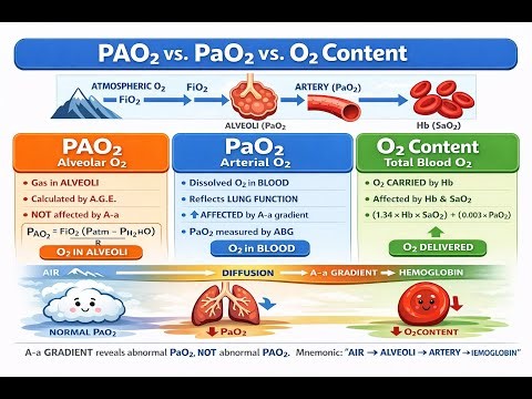 Alveoli gas Equation and A--a gradient // USMLE STEP 1 podcast