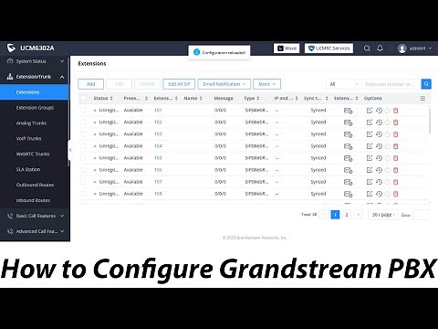 How to Configure Grandstream EPBX | grandstream ucm6302a configuration