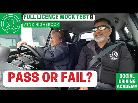 🚗 Full Licence Mock Driving Test with Nita | NZ Driving Test Preparation | VTNZ Highbrook 🚗