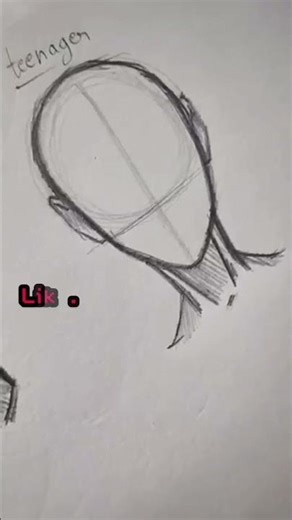 😌How to Draw Heads with the Loomis Method - Tutorial #drawing #art #head #tutorial #shorts🤨