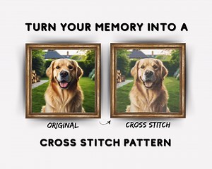 Convert Your Photo to Cross Stitch Pattern, Custom Cross Stitch Pattern, Personalized Cross Stitch, Embroidery, Pattern Keeper, PDF Download - Etsy