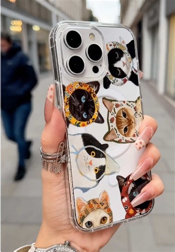 Cute Cat Phone Case Designs for iPhone