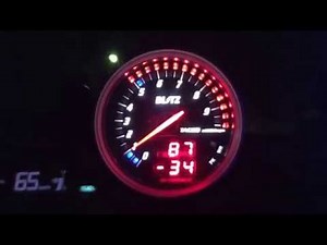 ZVW30にBLITZ FLASH LED DRIVE FLD METER TACHO For HYBRIDを取り付けて走行してみた。