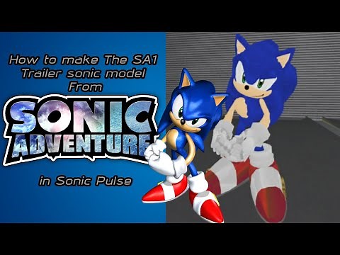 How to make the CGI Sa1 trailer sonic model in "Sonic Pulse" Roblox