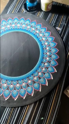 Mandala painting for beginners | easy mandala pattern |Dot mandala #doodleart
