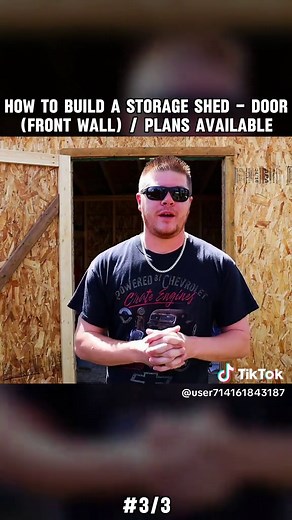 How to Build a Storage Shed Door Step-by-Step
