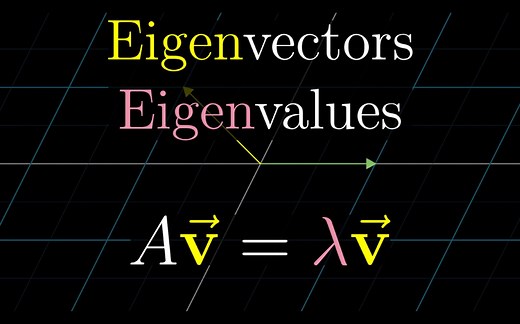 【熟肉】线性代数的本质 - 10 - 特征向量与特征值