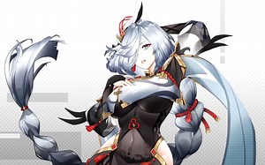 插画师mikeymegamega角色绘制演示