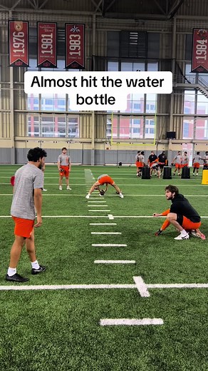 College Challenge: Almost Hit the Water Bottle