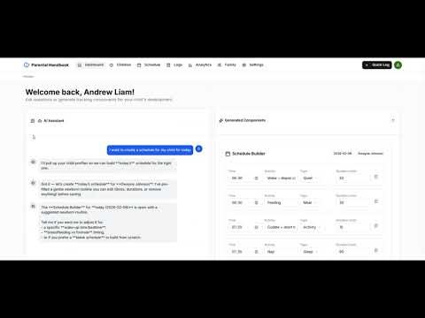 Building an AI-Powered Parental Log App using Tambo – Team CTRL