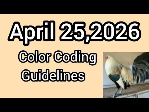 April 25,2026 Color Coding Guidelines