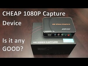 AGPtek HD Video Capture/EZCap 280 Unboxing and First Impression