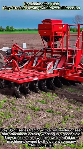 Dominating the Field | Steyr Tractor Plowing with Powerful Precision